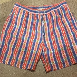 Peter Milllar XL Plaid Multicolor Men's Swim Shorts
